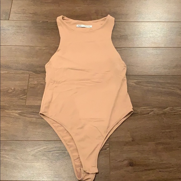 Zara cream pink bodysuit - Picture 3 of 6